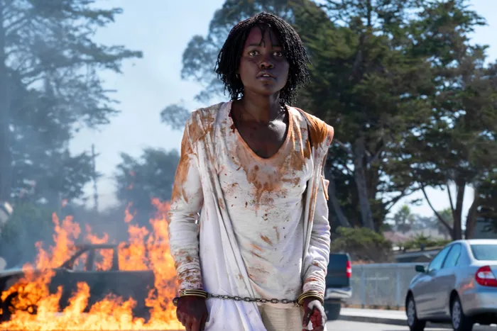 This image released by Universal Pictures shows Lupita Nyong'o in a scene from "Us" written, produced and directed by Jordan Peele. Picture: AP