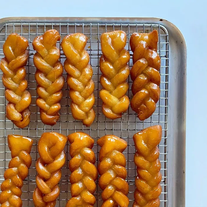 Crisp on the outside, sticky with syrup and soft in the middle, they're worth every bit of effort.