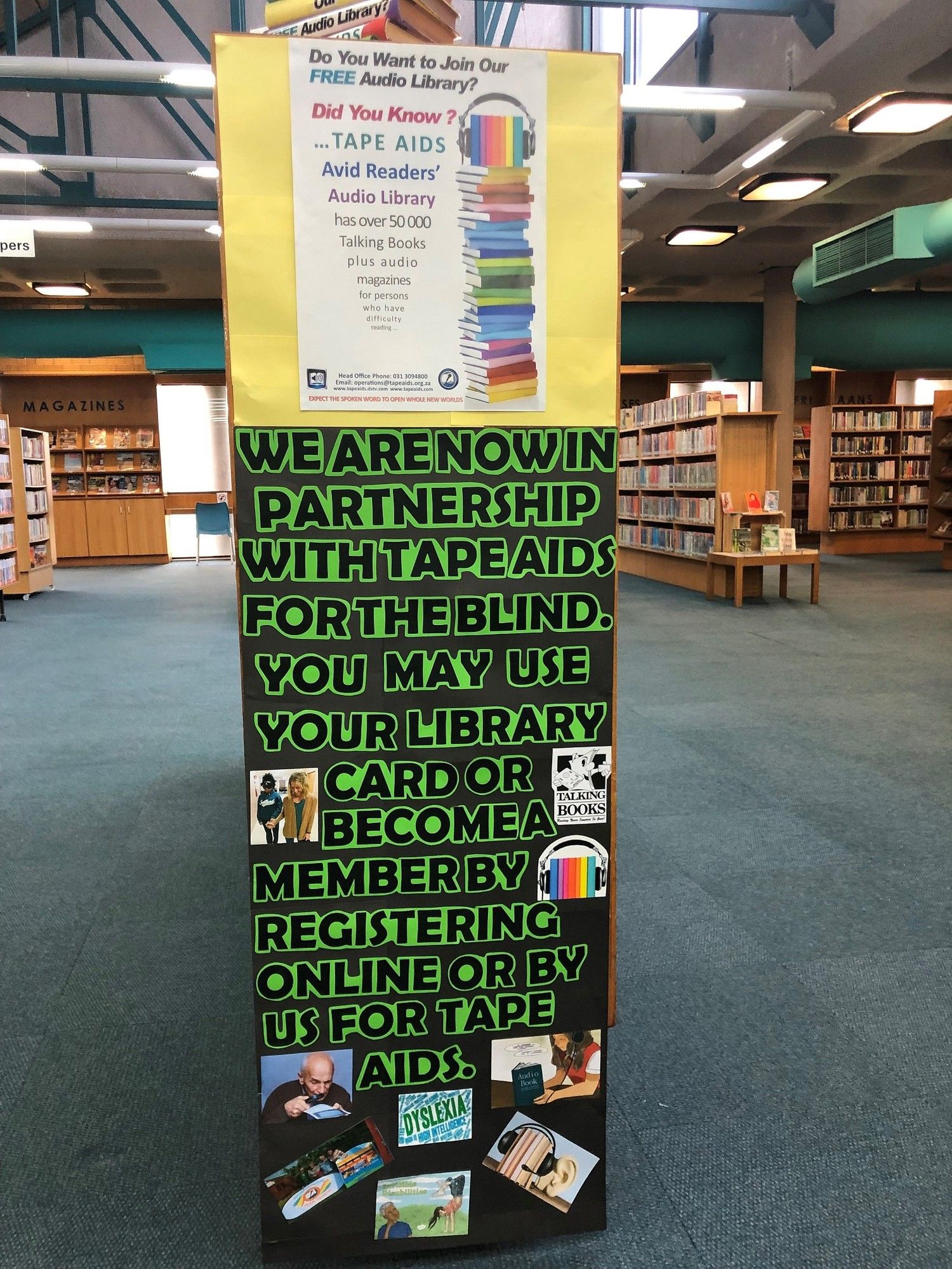 Libraries cater to impaired patrons