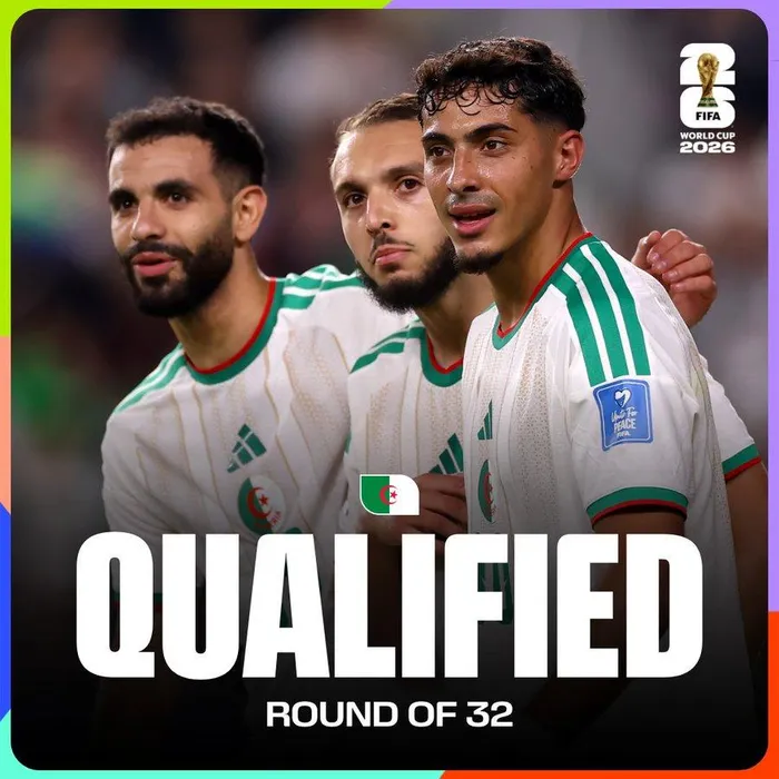 Algeria have qualified for the Last 32 at the Fifa World Cup.