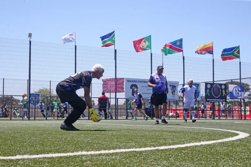 Community spirit shines through at walking football festival