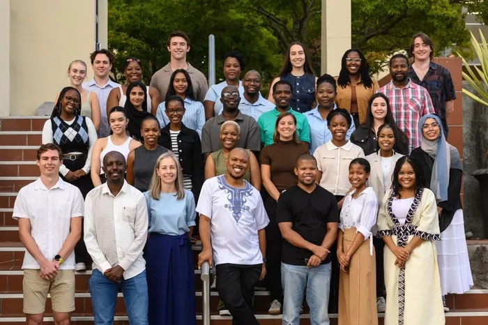 Prof. Thulani Makhalanyane (middle front) leads a large research group in African microbiome research in the Department of Microbiology at Stellenbosch University, consisting of eight postdoctoral fellows, six BScHons, thirteen MSc and nine PhD students. The group is also strategically aligned with SU’s School for Data Science and Computational Thinking, thereby strengthening computational and systems biology skills within microbiome science in Africa.