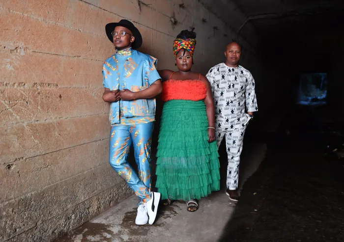 Ntsika Ngxanga, Theo Matshoba and Luphindo Ngxanga. Picture: Supplied