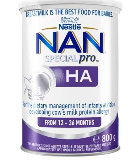 NAN Special Pro HA infant formula recall: parents urged to return potentially harmful product