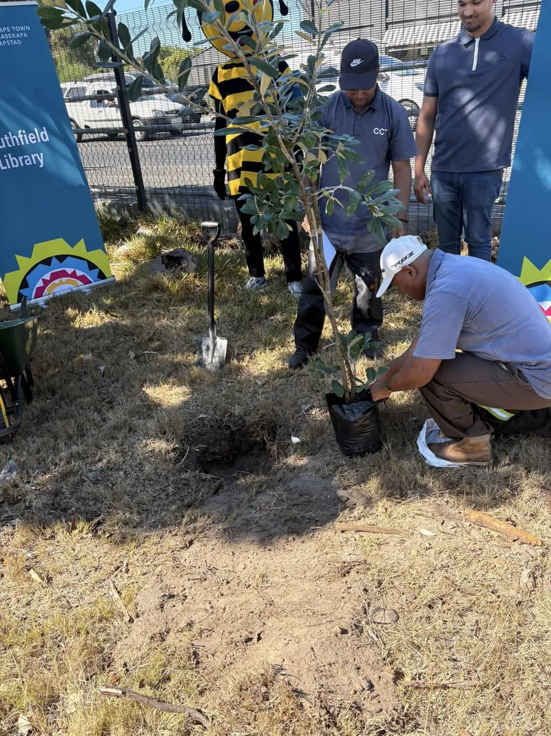 Tree-planting at Glenbridge Special School