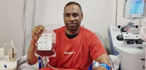 Second chance: Krishan Shunmugam gives life-saving stem cell donation
