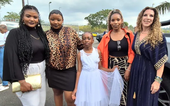 Charmaine Witbooi, from left, Christine Dladla, Malaika Kapya, Nokuthula Mpanza and Kerry Gould. 
