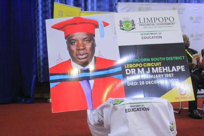 Dr Malekutu Johannes Mehlape was murdered during a house robbery at his house. 