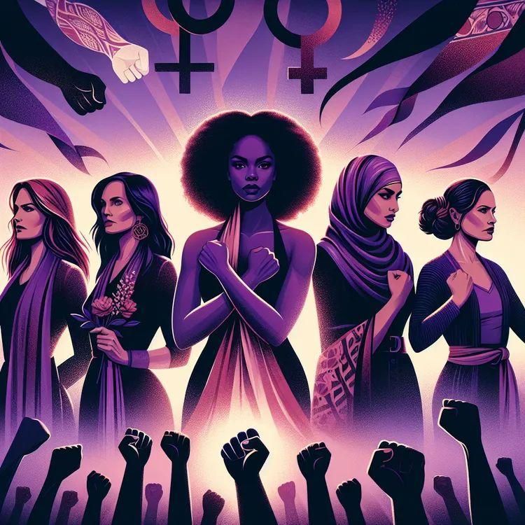 Why the colour purple is a powerful symbol in the fight against gender-based violence