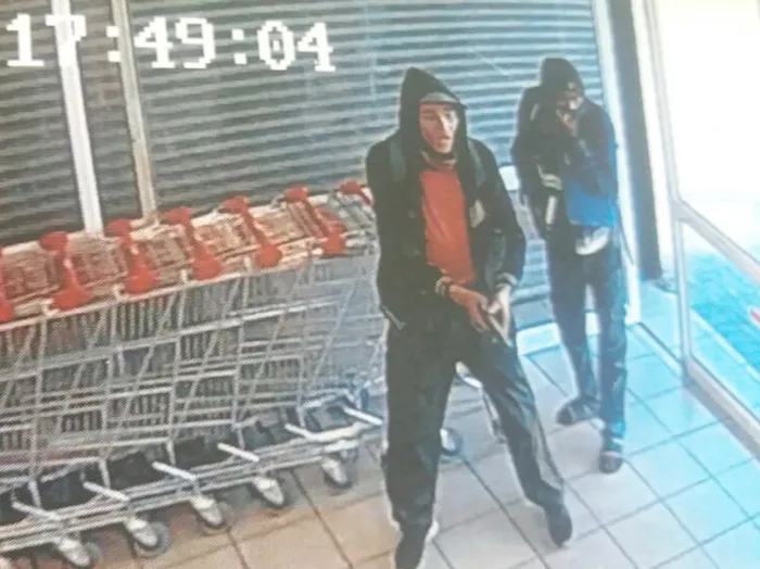 CCTV footage of suspected armed robbers at a Shoprite. The company says it experienced an average of 1.4 robberies a day in the year to June. File Image: IOL
