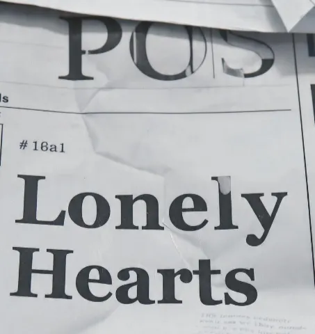With regard finding love in newspapers, the writer says almost every single person seeking love enjoyed “long walks on the beach”. Their hobbies were “music, reading, and keeping fit”.