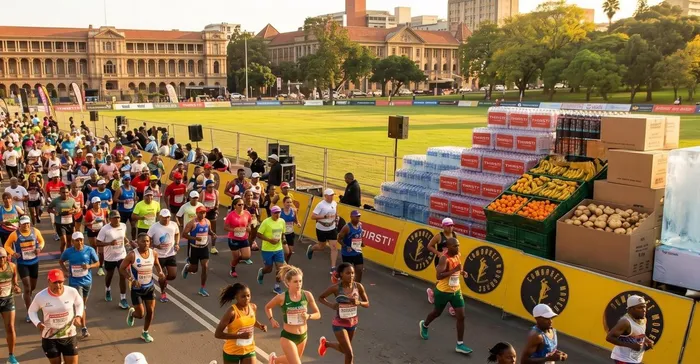 Get ready for the 2026 Comrades Marathon on Sunday, when 21,633 runners will tackle the 85.77km “Up Run” from Durban to Pietermaritzburg, featuring thrilling races with Gerda Steyn aiming for her fourth consecutive win and a wide-open men’s field, alongside extensive logistical support and equal prize money for top finishers. Picture: Google Gemini