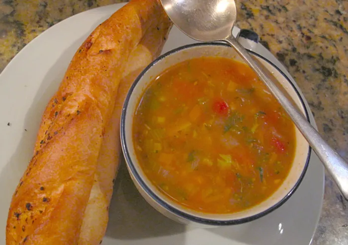 Vegetable soup. Picture: Tony Jackman