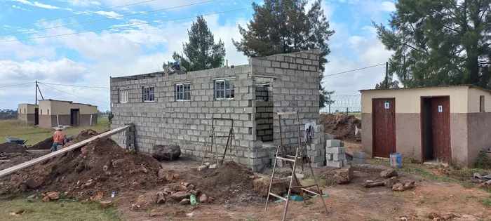 Sogidi Primary School building in progress. Picture: Supplied