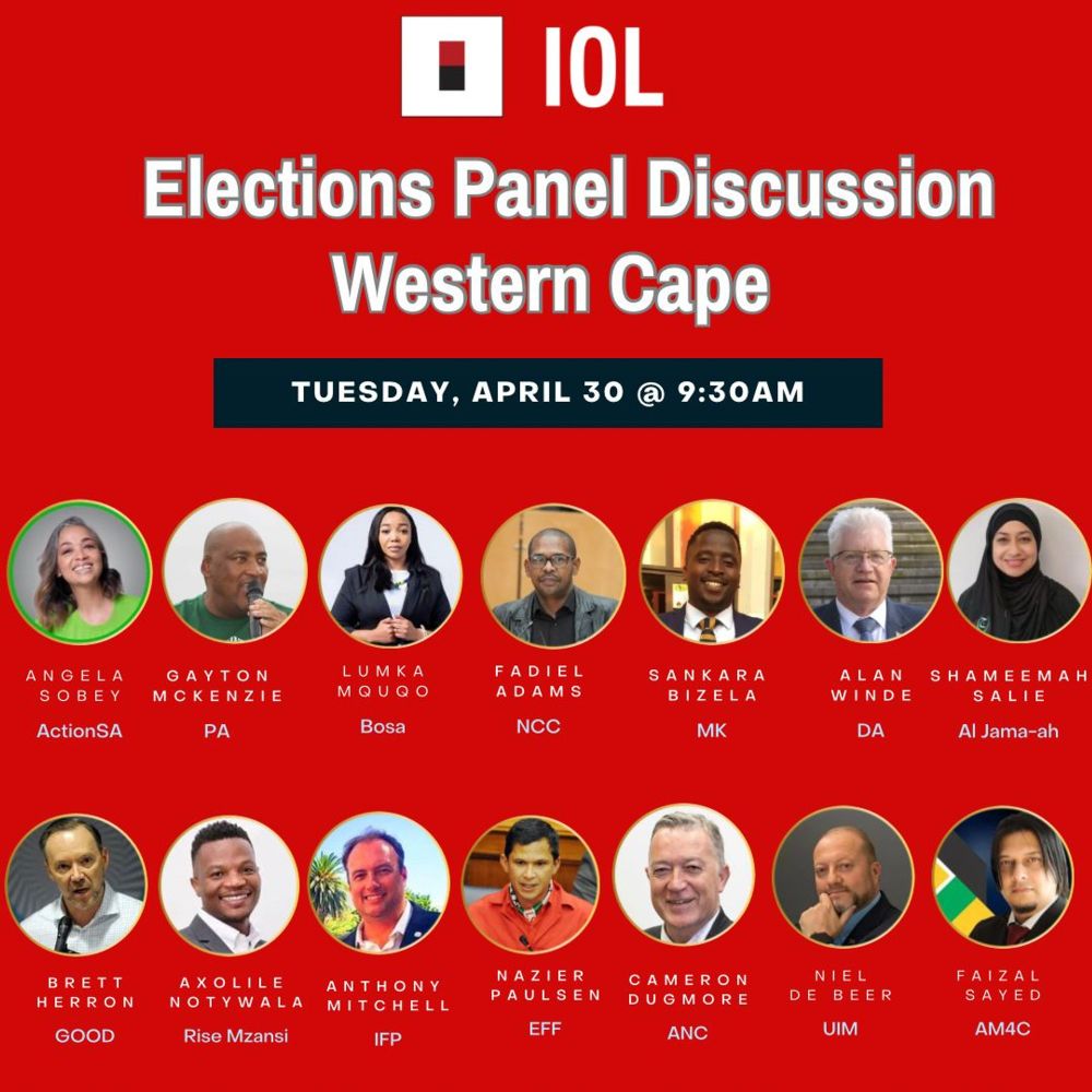 WATCH LIVE: IOL hosts election panel in Cape Town