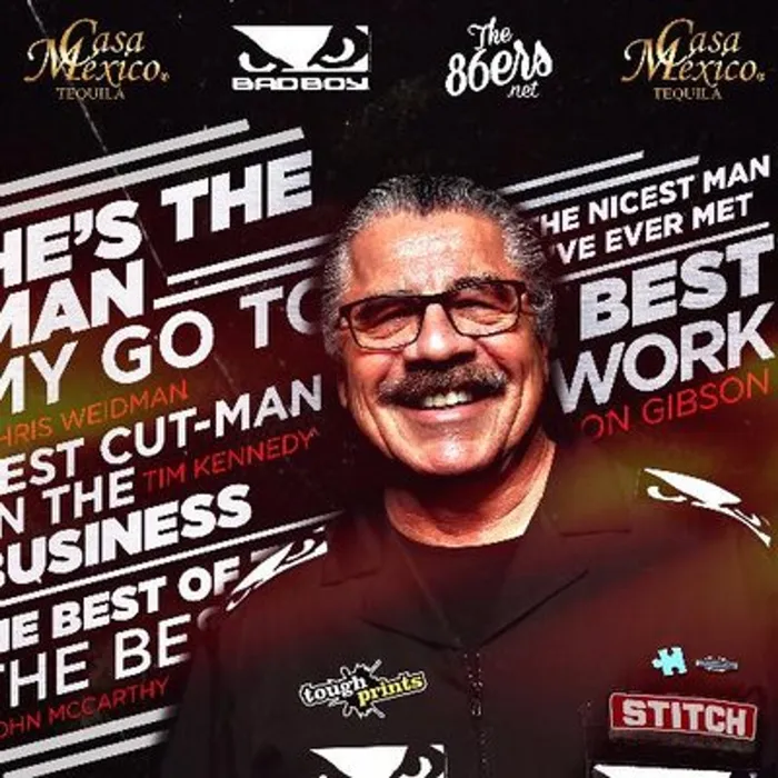 Jacob 'Stitch' Duran is TYson Fury's cuts man and his expertise might be what makes the difference for the Briton. Photo: @StitchDuran on twitter