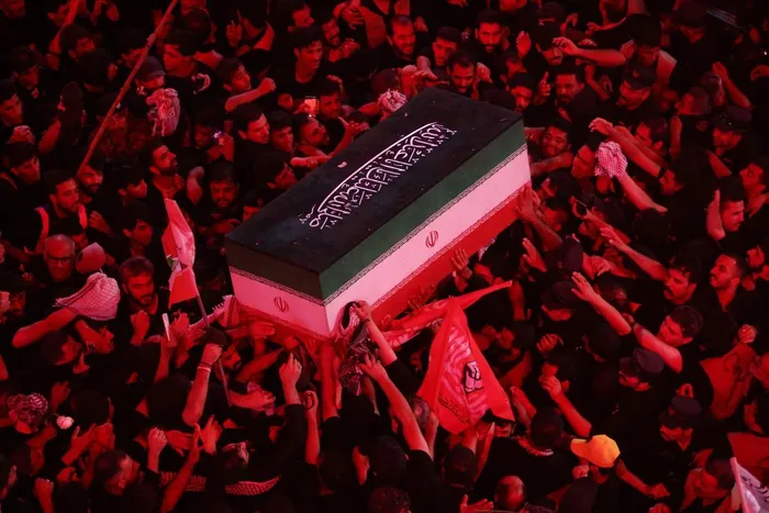 Mourners take part in the funeral procession of Iran's late supreme leader Ayatollah Ali Khamenei at Imam Hussein Shrine in Karbala early on July 9, 2026.
Iranians were preparing on July 9 to bury their slain leader Ali Khamenei in his hometown of Mashhad in northeast Iran, as new US strikes threatened to trigger a fresh escalation in the Middle East war. The late leader's burial follows a multi-day funeral ceremony that attracted millions of mourners across various cities in both Iran and Iraq.