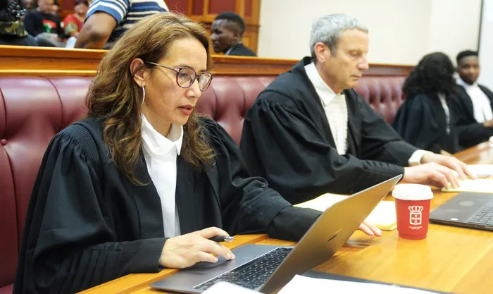 Advocate Naefa Kahn and advocate Howard Varney representing the Haron family at the inquest into the death of anti-apartheid activist Imam Abdullah Haron. Picture: Phando Jikelo/African News Agency (ANA)