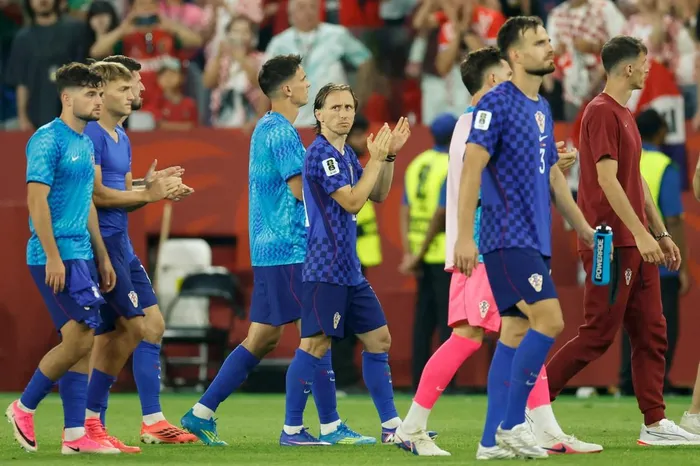 Croatia's veteran playmaker Luka Modric applauds the fans while making way off the pitch after their Fifa World Cup campaign came to an end against Portugal.