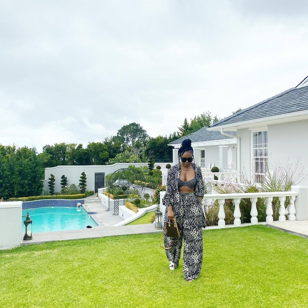 Nomzamo Mbatha clarifies her stay at Cape Town mansion amid Mashatile's declarations