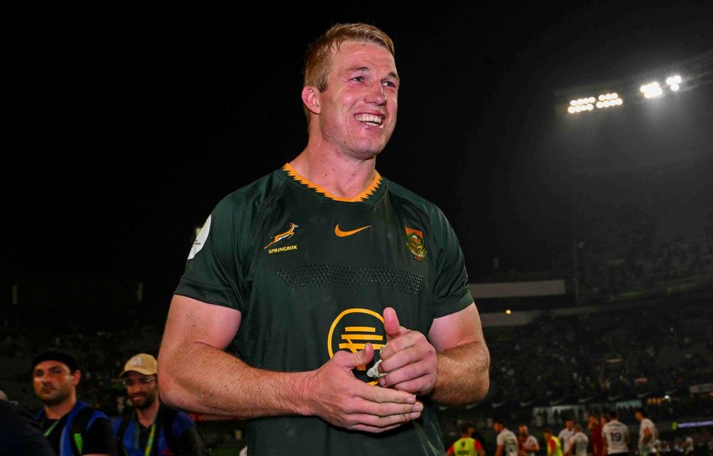 Jets, tears, and a broken curse: Pieter-Steph du Toit celebrates 100th Test classic over the All Blacks