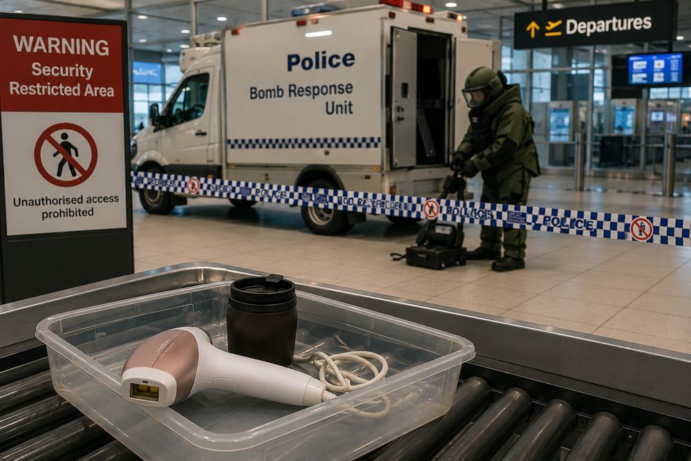Close shave at Australian airport: How on earth did a hair removal tool spark an evacuation?