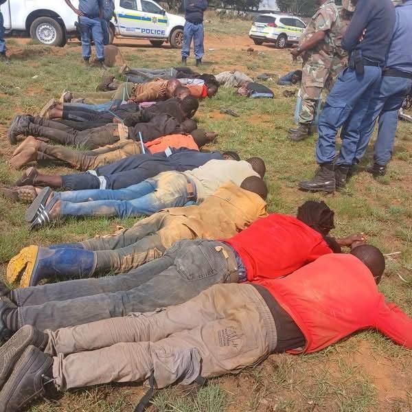 39 arrested as police seize explosives, illegal mining equipment in Randfontein crackdown - IOL