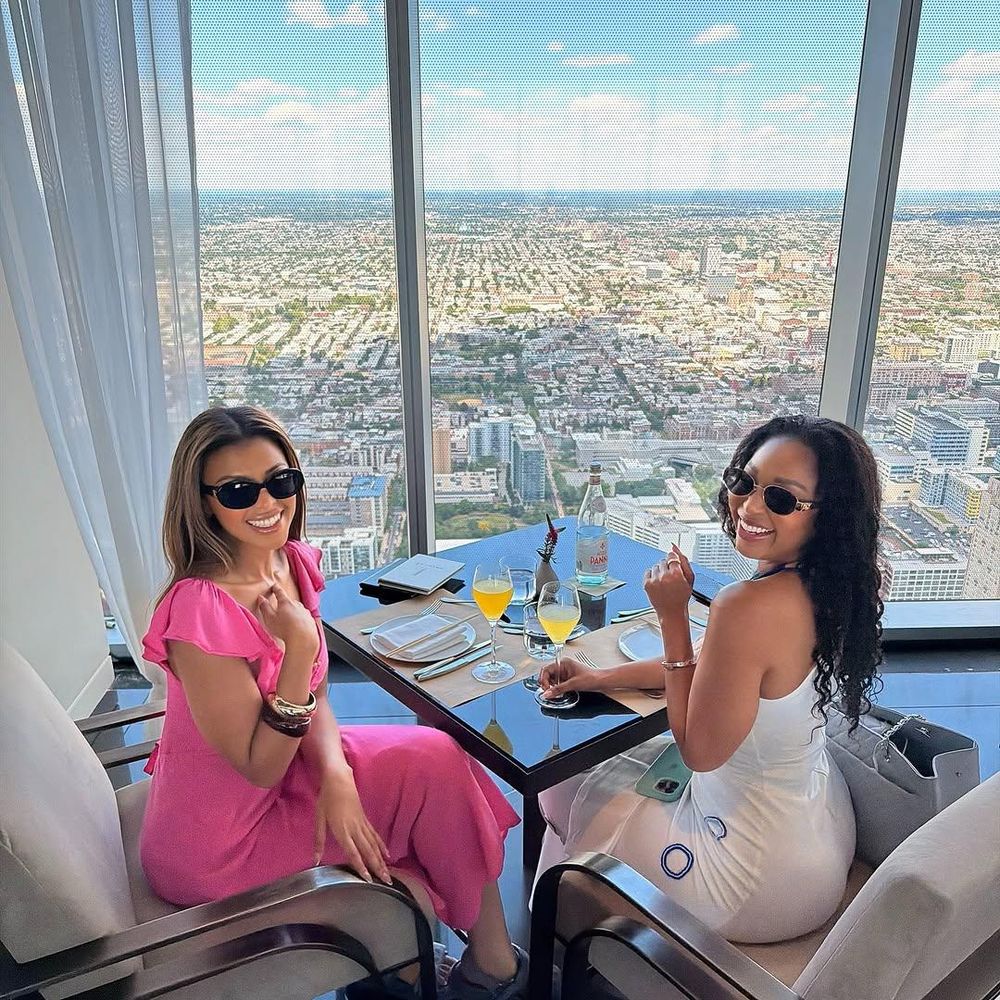 Minnie Dlamini serves major 'Out of Office' vibes in Philly on World Cup tour with her girls