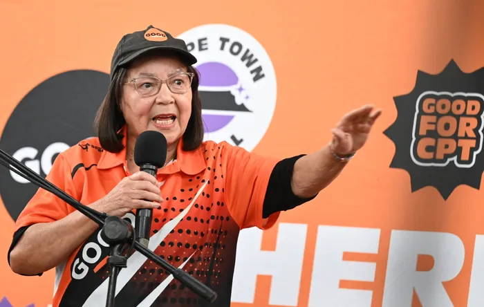 GOOD Leader Patricia de Lille and RISE Mzansi Leader Songezo Zibi announce GOOD’s candidate for Mayor of Cape Town ahead of the 2026 Local Government Elections.