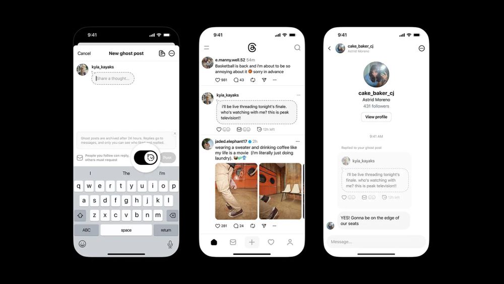 Discover Meta's new ghost posts on Threads: A Snapchat-inspired innovation