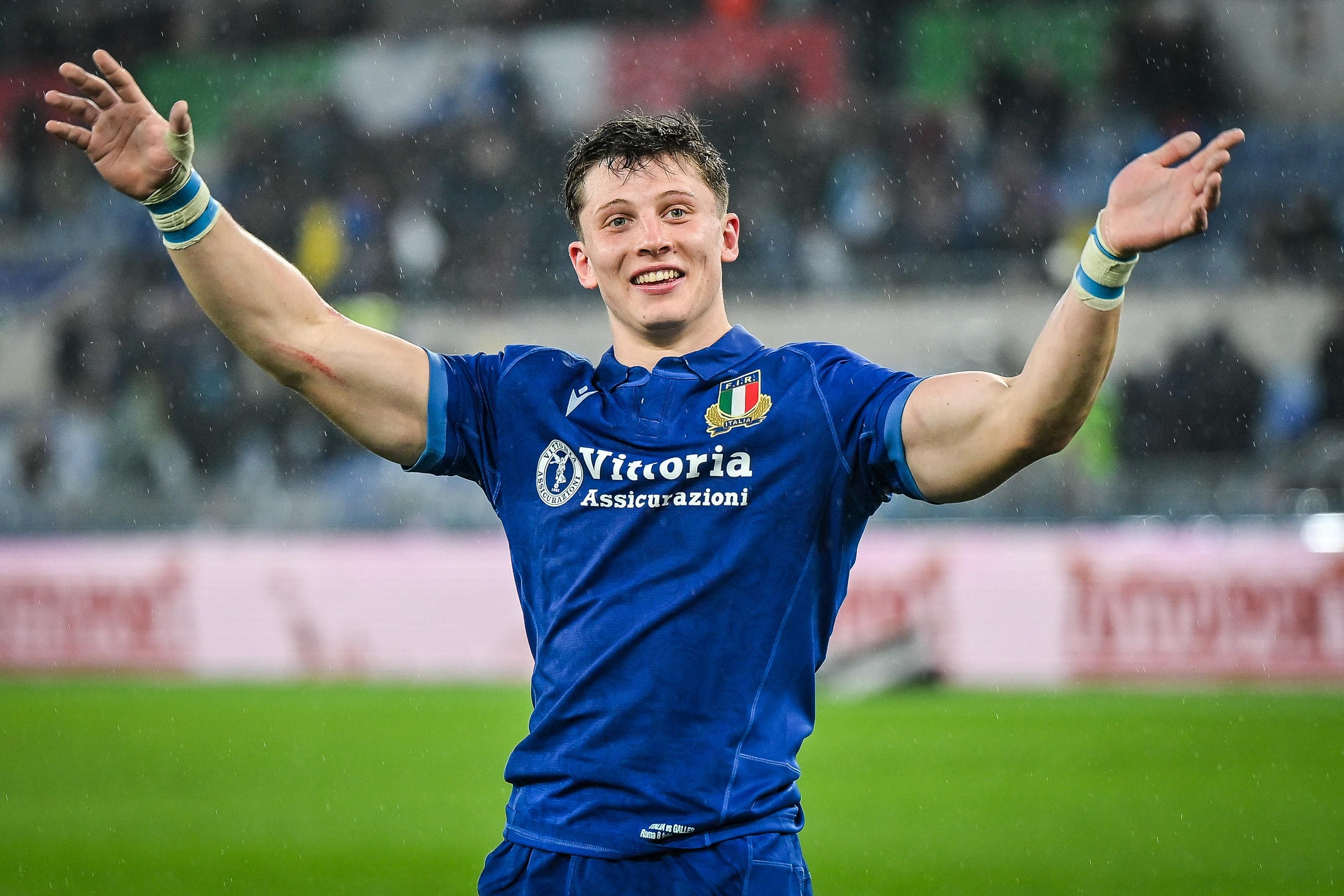 Italy’s Joburg-born Ross Vintcent won’t back down against the Springboks
