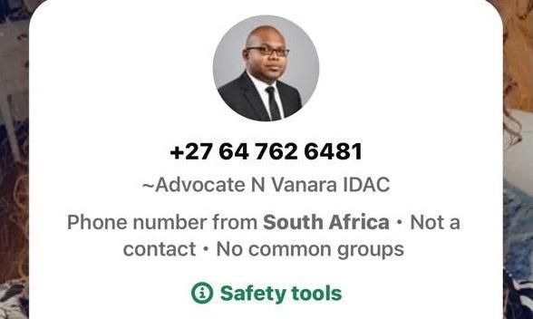 IDAC imposter uses Ntuthuzelo Vanara’s name to solicit sensitive information - IOL