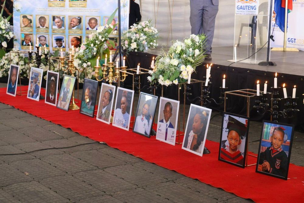 Vaal mourns 14 learners lost in deadly crash: Heartbreaking memorial brings community together