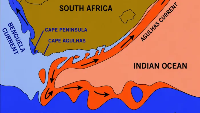 The Benguela Current is a cold ocean current flowing northwards along the west coast of southern Africa.