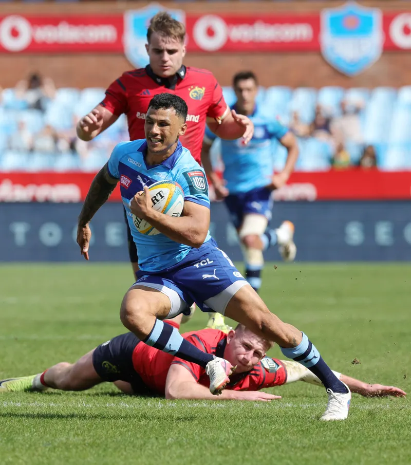 Embrose Papier magic the difference as Bulls hang on for URC victory over spirited Munster