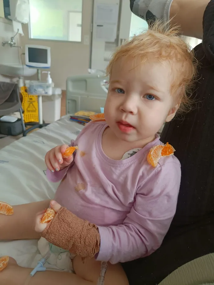 At just one-and-a-half years old, Zaya started chemotherapy.