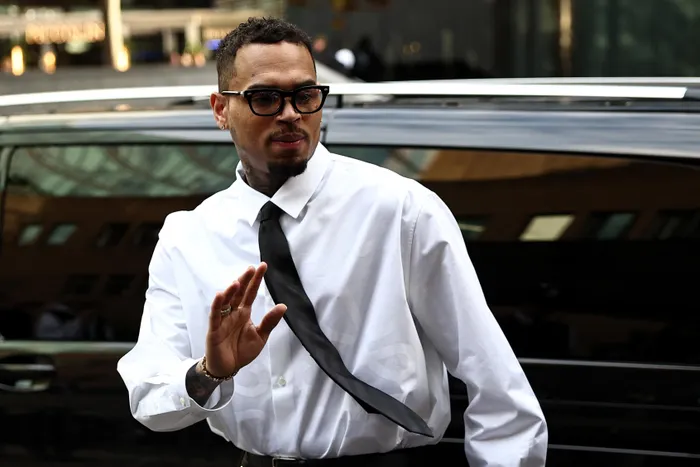 US rapper Chris Brown