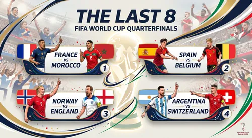 World Cup down to Last Eight: Heavyweight line-up set for blockbuster quarter-finals