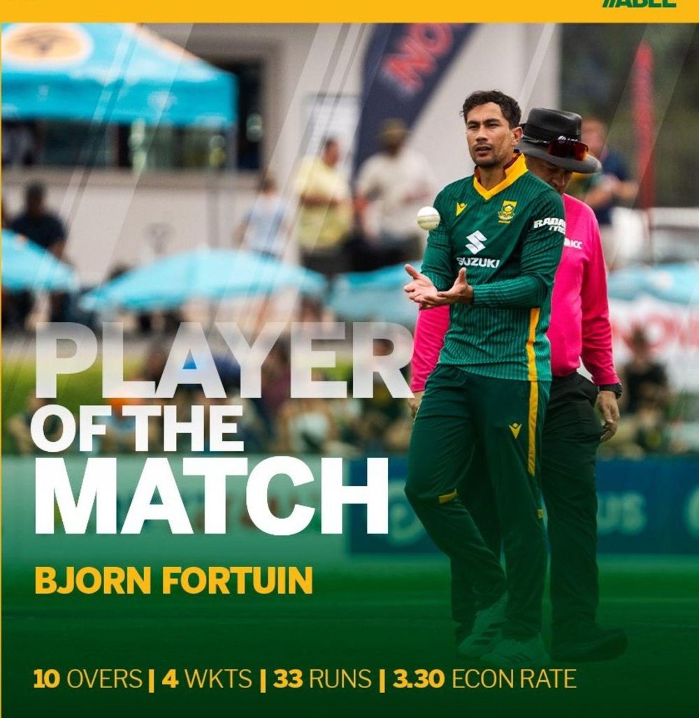 'It took a tongue-lashing' — Bjorn Fortuin credits Shukri Conrad for Proteas' career-best ODI haul