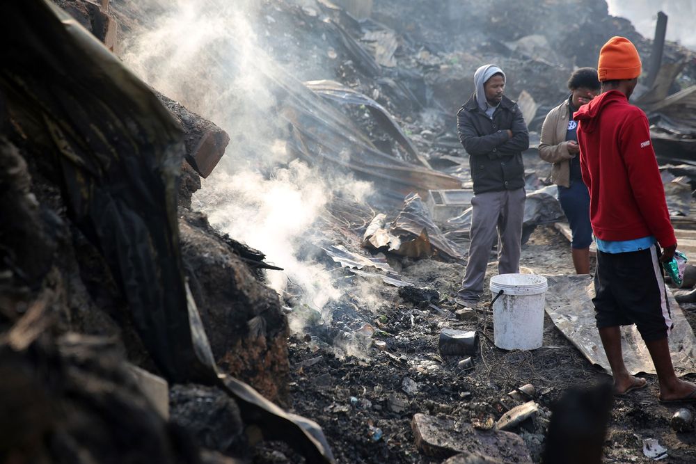Four killed in weekend shack fires