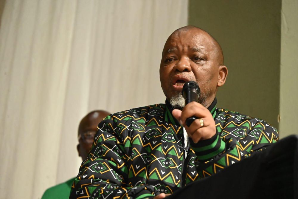 Mantashe reminds voters not to forget basic services that ANC has delivered for them - IOL
