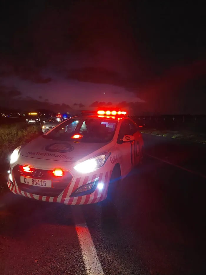 Five children died along the R300. Photo: ER24
