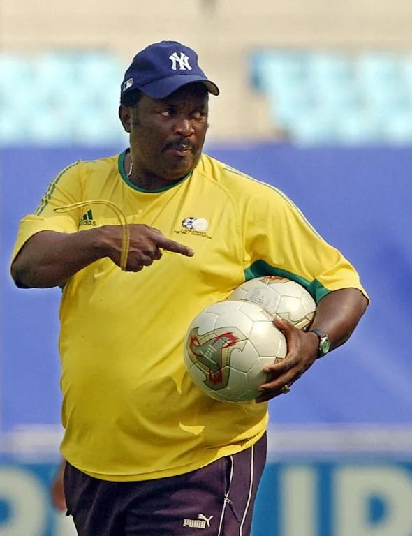 South African football legend Jomo Sono was the caretaker coach of Bafana Bafana at the 2002 Fifa World Cup.