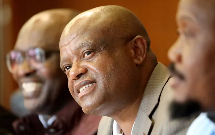 Executive Mayor Dada Morero addresses the media on Johannesburg's financial recovery plan and service delivery assurance.