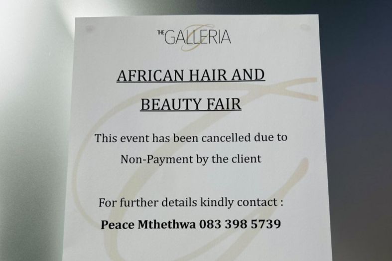 Vendors, ticket holders left stranded after beauty fair is cancelled - IOL