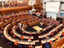 GOOD Party members rented the City of Cape Town Council Chambers for an event on February 1, 2025. 