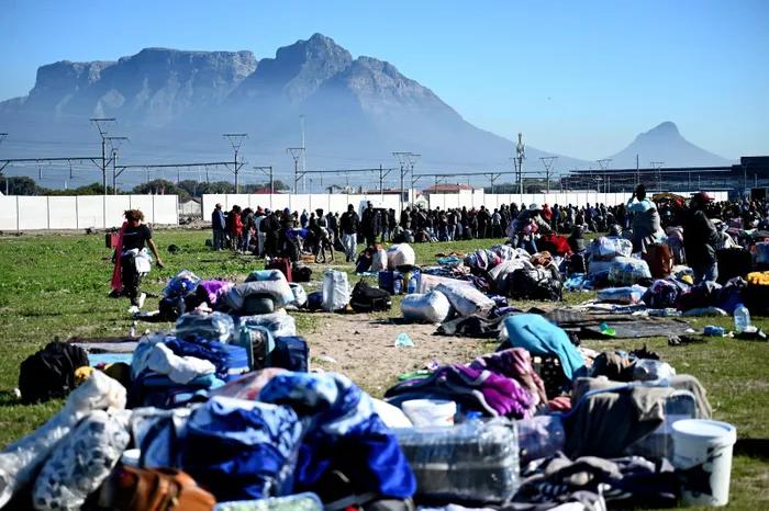 Thousands of undocumented Zimbabwean nationals have been stranded in an open field near the Langa train station in Epping, Cape Town, following the closure of the Department of Home Affairs voluntary repatriation centre. 