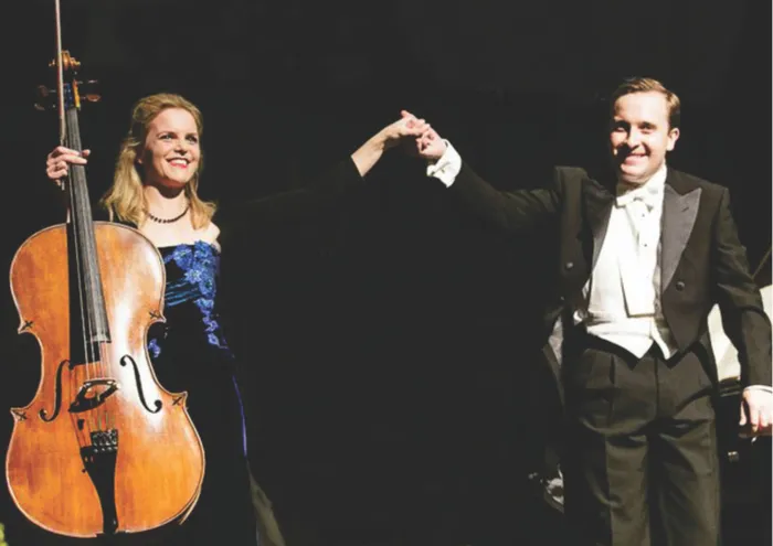 LYRICAL: Soloists Anzel Gerber and Ben Schoeman.
