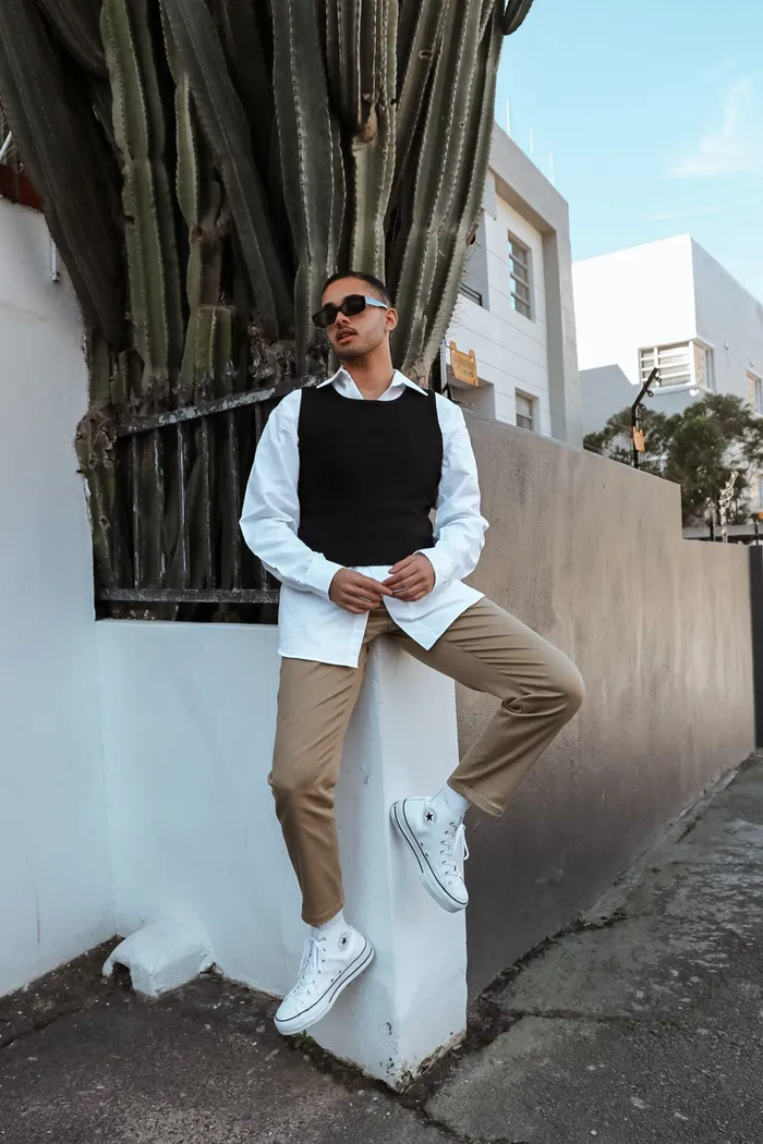 Ismaeel Bagus’ love for fashion has helped him gain a big following while allowing him to work with fashion brands on campaigns. Picture: Supplied