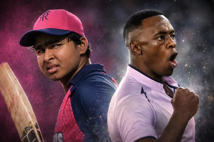 Kagiso Rabada of Gujarat Titans faces a formidable challenge against 15-year-old prodigy Vaibhav Suryavanshi in IPL Qualifier 2, as both aim to lead their teams to the final against Royal Challengers Bengaluru.  Picture: DIBYANGSHU SARKAR / AFP, Shammi MEHRA / AFP, ChatGPT
